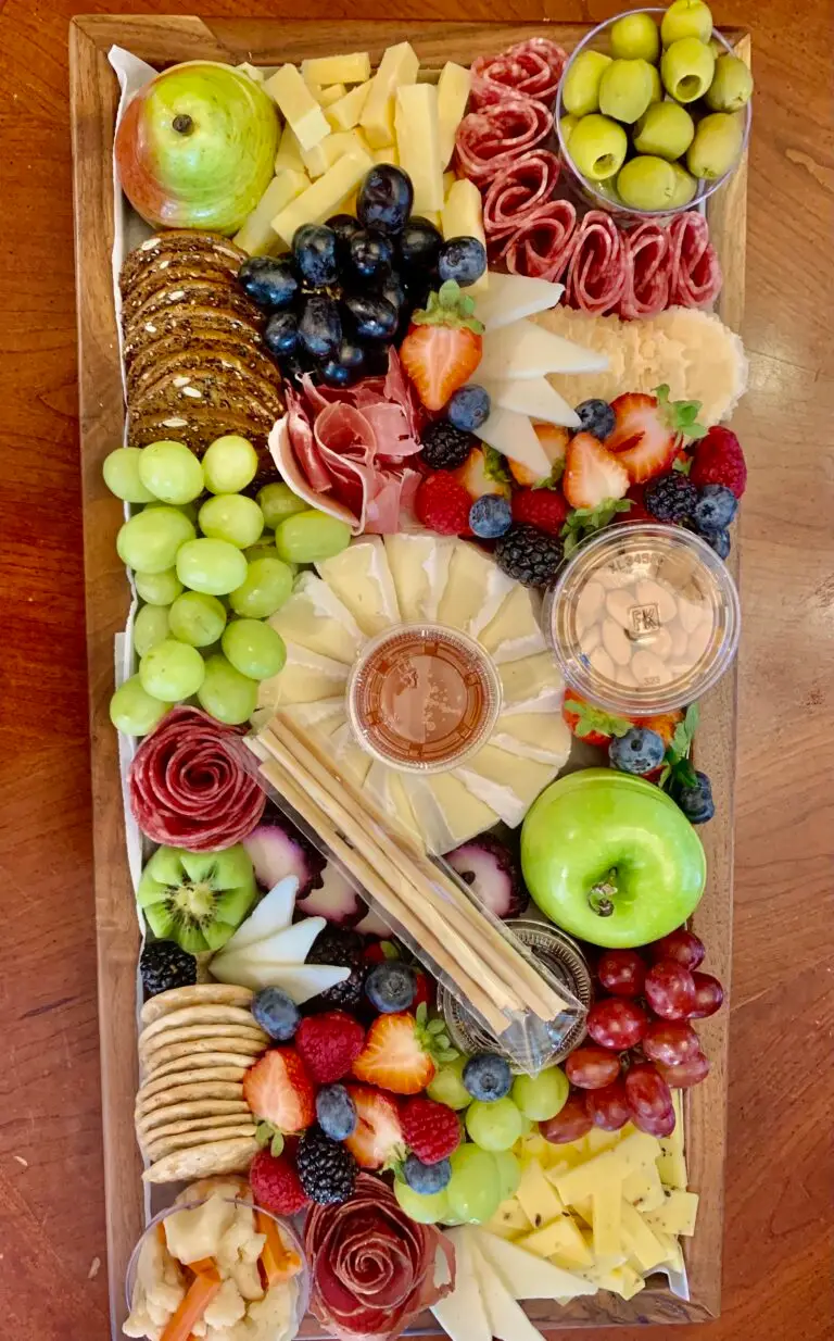 photo of a charcuterie board